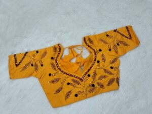 HEAVY EMBROIDERY READY MADE BLOUSE