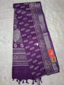 linen cotton saree