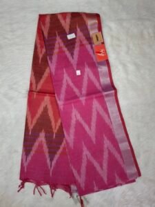 Linen cotton saree